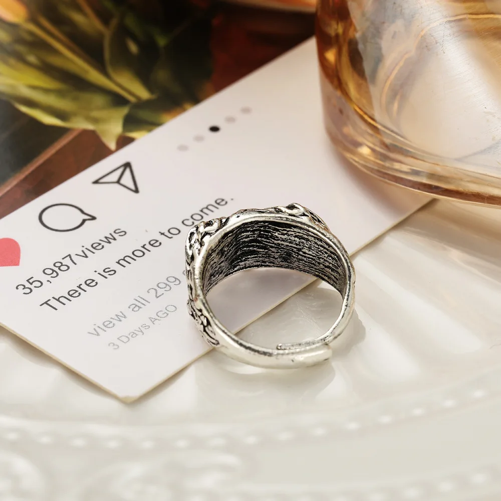 Fashion Charm Vintage Owl Ring 6Colors for Men Women Cute Animals Owl Youth Gothic Rings Jewelry Accessories Gifts