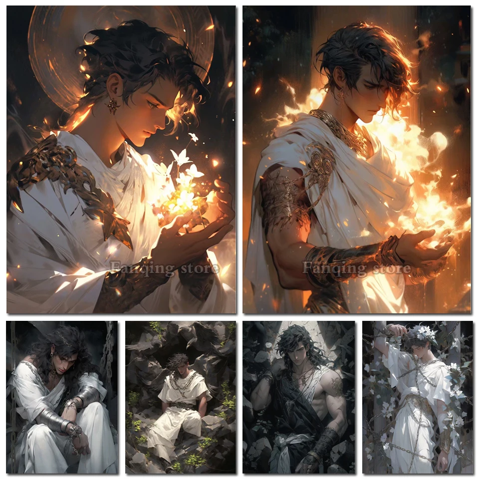 PrometheusDIYDiamantMalereigriechischeMythologieSerieKreuzstich