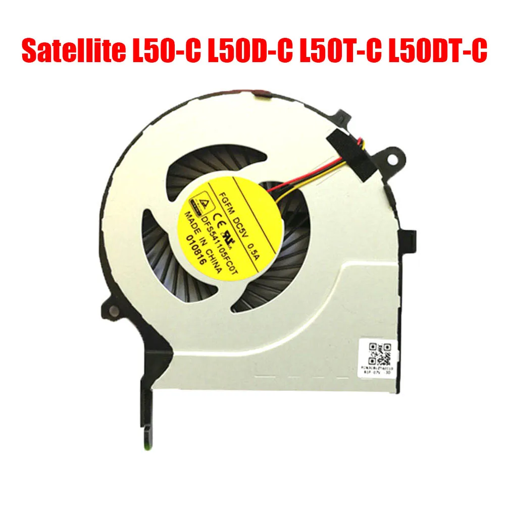 

Кулер для ноутбука Toshiba Satellite L50-C L50D-C L50T-C DFS541105FC0T FGFM DC5V 0.5A New