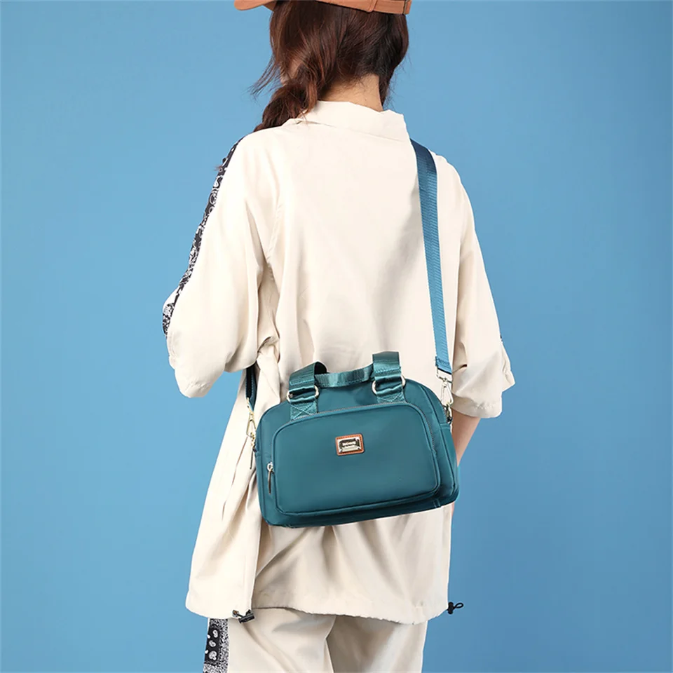 Lady Shoulder Bags Fashion Nylon Fabric Women's Crossbody Bags Tote Top-handbag Shoulder Bags