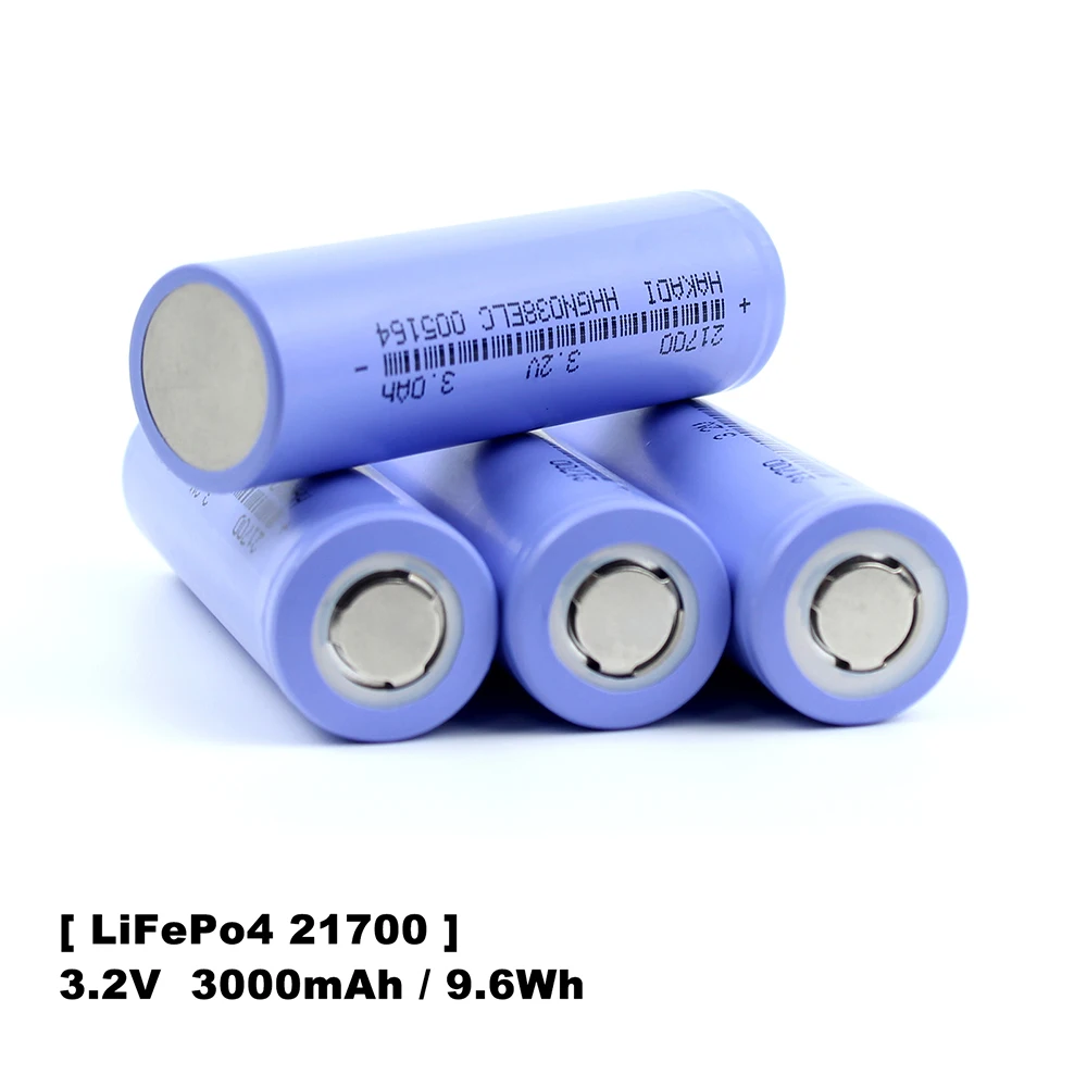 Hakadi Lifepo4 3.2V 3000Mah Batterie Ricaricabili 21700 4-20 Pezzi Per Fai Da Te 12V 24V 48V Accumulo Di Energia Banca Di Energia Solare