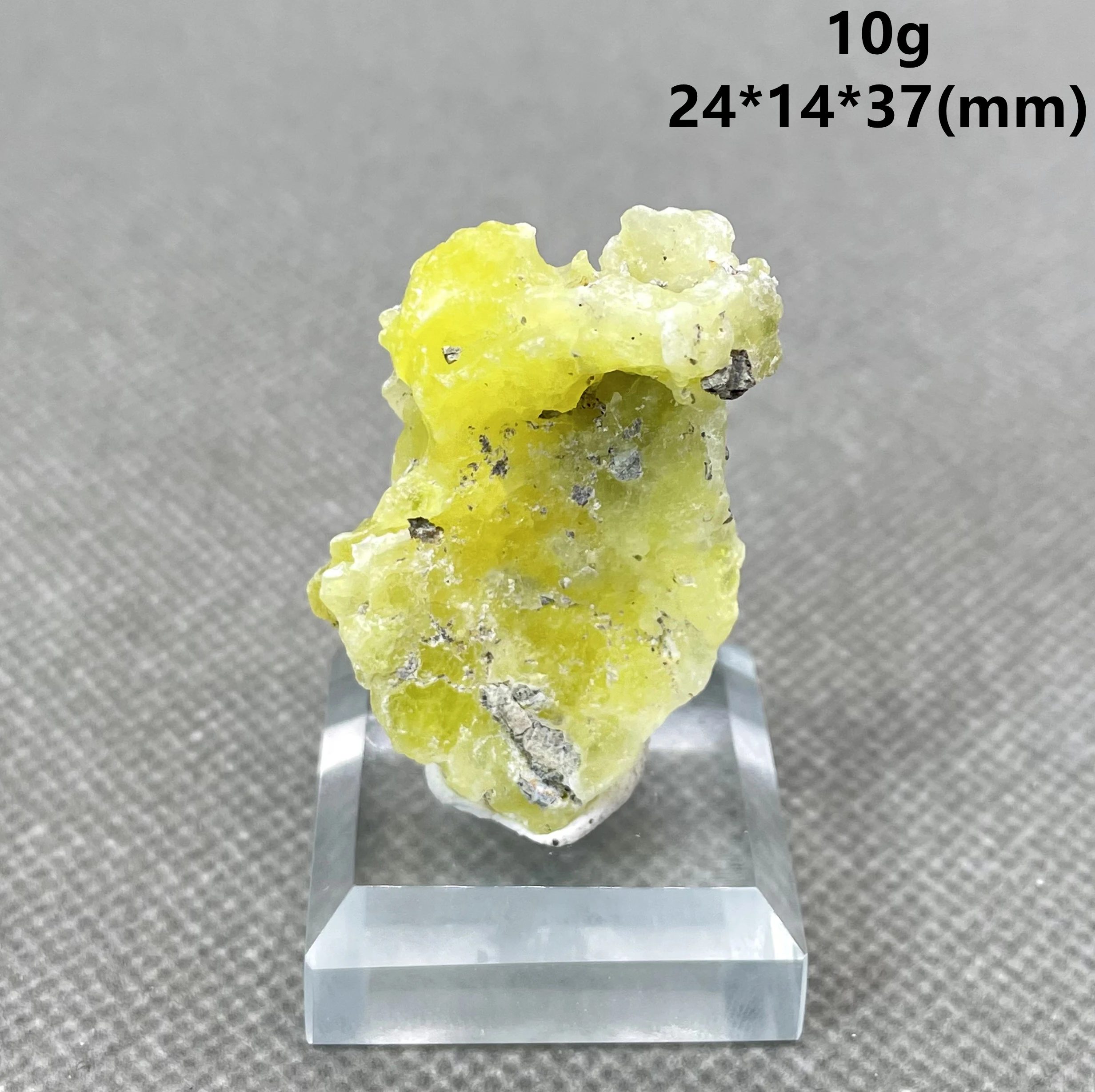 Natural Pakistan yellow Brucite Mineral specimen + healing quartz crystals and stones rock gemstone 3