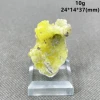 Natural Pakistan yellow Brucite Mineral specimen + healing quartz crystals and stones rock gemstone 3