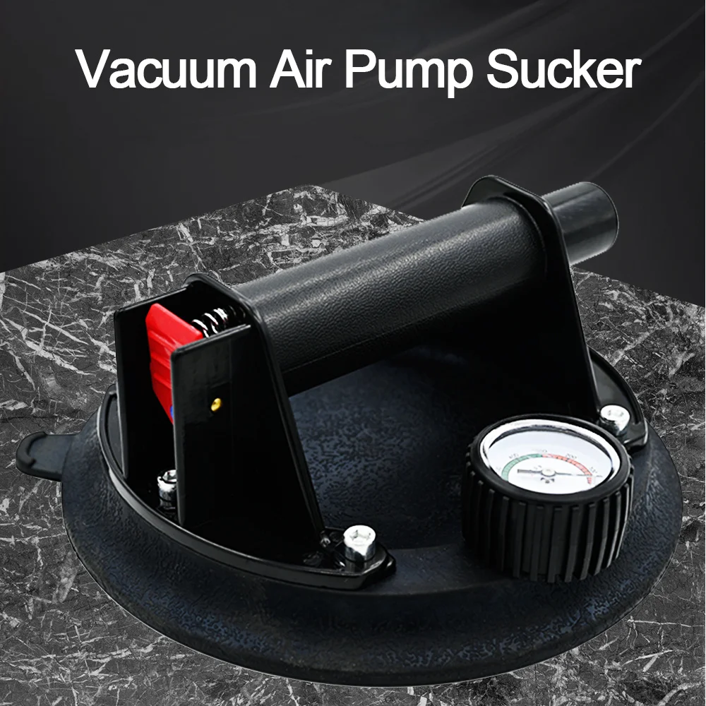 250kg 8 inch Glass Vacuum Suction Cup Heavy Duty Handheld Vacuum Cup Glass Lifter for Granite & Lifting Window Replacement