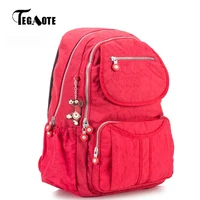 TEGAOTE Travel Backpack Women's Feminia Mochila Nylon Waterproof Anti-theft Rucksack Climbing Packbag Luxury Large School Bags 1