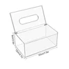 Acrylic Lid Box Room Dryer Sheets With Dispenser Laundry Fabric Tissue Organizer Storage Softener Clear 4