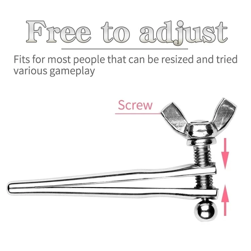 Penis sex toys Adjustable Size Urethra Plug Horse Eye Stick Urethral Dilator Penis Plug Insert Sounding Rods Sex Toys For Men Masturbators
