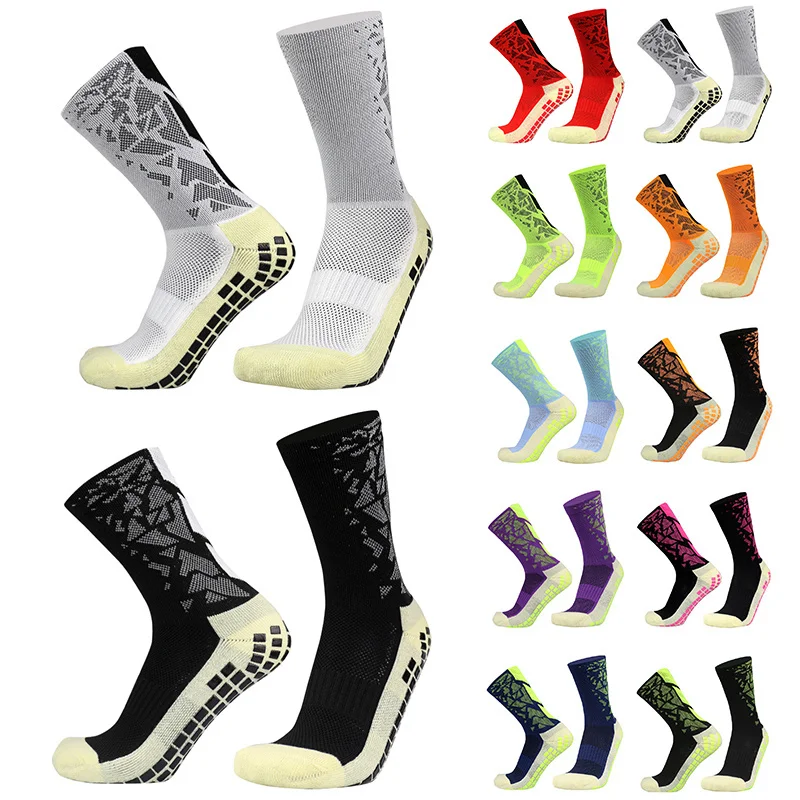 

Anti Silicone Slip Football Socks Takraw Men Women Sport Basketball Grip Soccer Socks