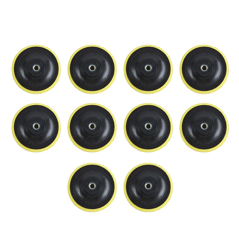 

10X шлифовальная машинка, шлифовальная машинка, Задняя подкладка с петлей, диаметр 4 дюйма