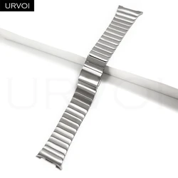 URVOI Stainless Steel Magnetic Buckle Strap - Elegant and Durable Watchband for Watch8 classic 46mm (Silver)