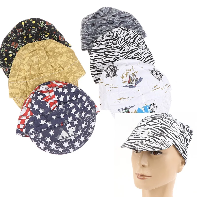 

Elastic Welding Hat Sweat Absorption Welders Welding Protective Hat Cap Flame Resistant Head Full Protection Hoods Safety Cap