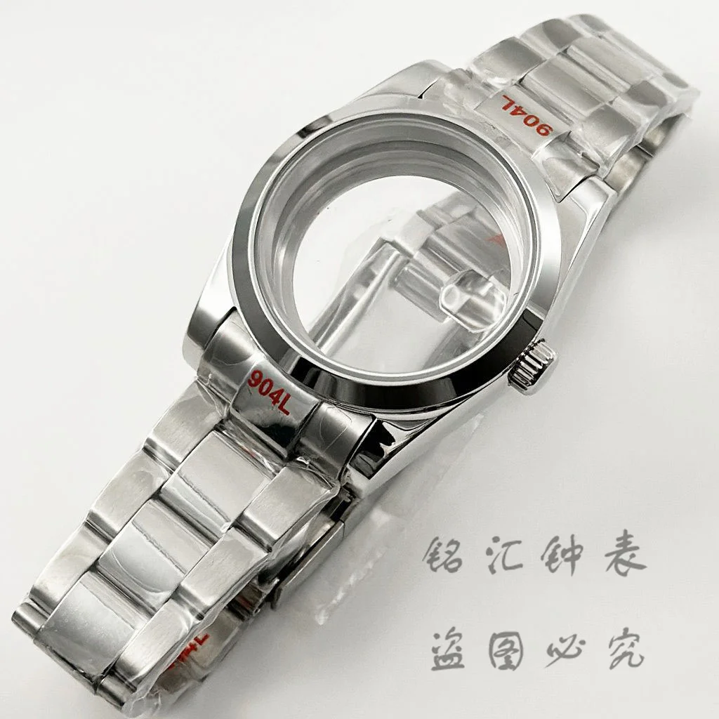 36MM/40MM NH35 사파이어 크리스탈 폴란드어 방수 시계 케이스 NH34 NH35 NH36 NH38 NH39 NH70 PT50..