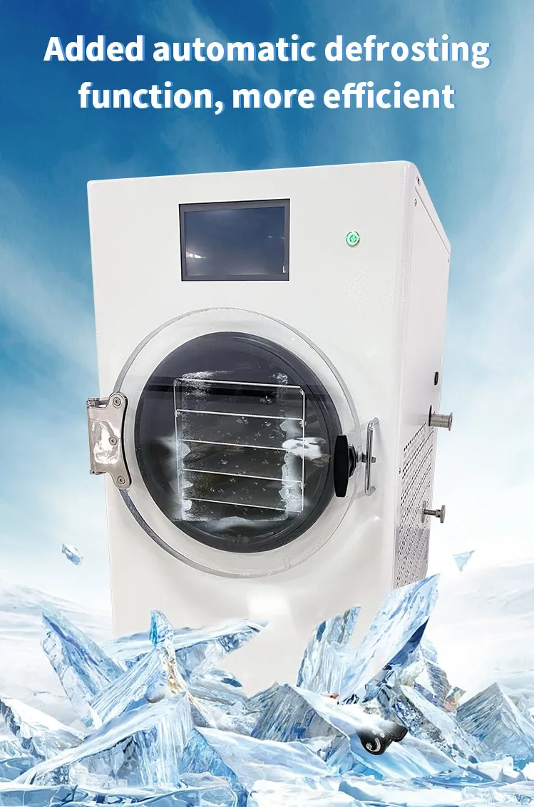 Description Picture 5 of itemNew Professional Mushroom Fruit Vacuum Freeze Dryer Dehydrator Liofilizador Machine Freeze Dried Candy Skittles Food Sweets