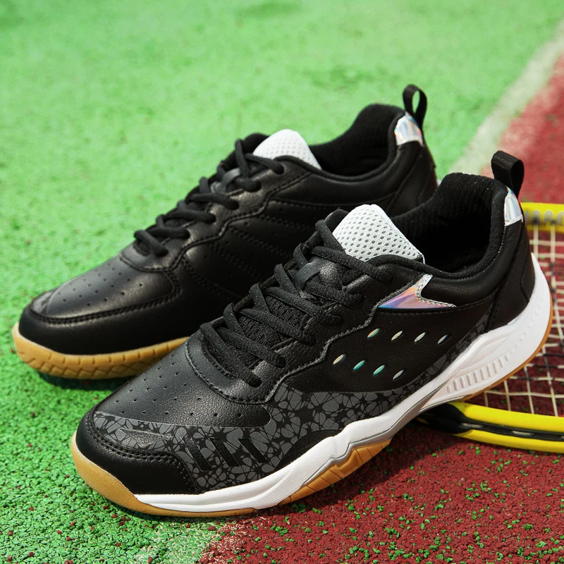 

New Professional Badminton Shoes Men's High Quality Non-Slip Table Tennis Shoes Lightweight Tennis Sneakers for Children