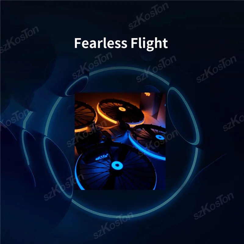 Colorful Luminous Stickers For DJI Flip Waterproof Night Flight Warning Luminous Change Stickers For DJI flip Drone Accessories