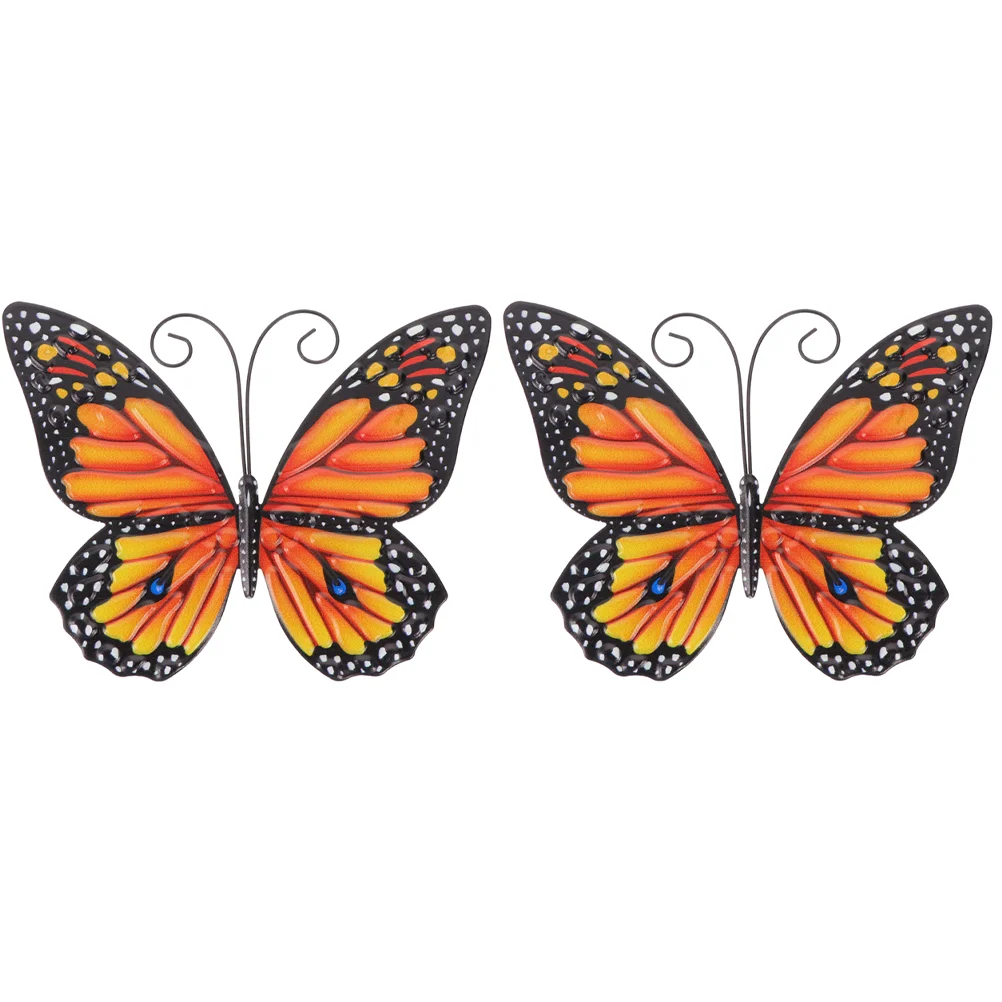 

Butterfly Wall Hanging Garden Wall Adornment Sculpture Home Decor Outdoor Home Decorations for Garden