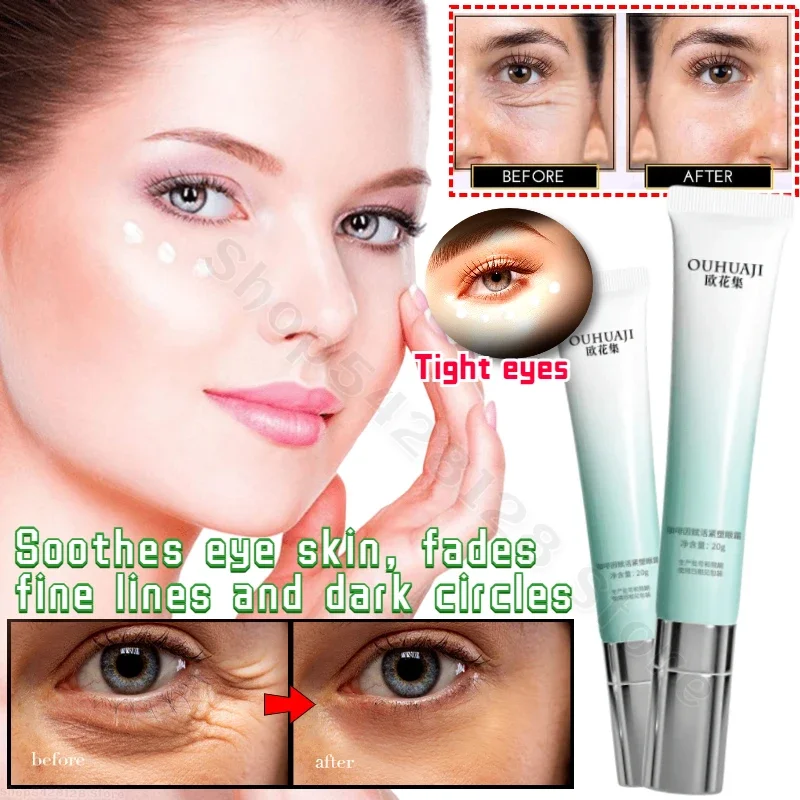 

Repair Skin Barrier for Dark Circles Under Eyes Puffiness Moisturizing Whitening Anti-Fine Lines Eye Natural Care 20g Eye Cream