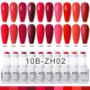 Arte Clavo 4/6/8/10 Pcs Gel Nail Polish Set Nail Art Soak Off UV Gel Colorful Kit Semi Permanent Hybrid Gel Varnish Base Top LED 3