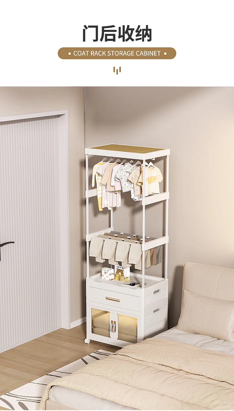 Portable Closet Wardrobe Foldable Clothes Organizer With Cubby Storage 11 Portable Closet Wardrobe Foldable Clothes Organizer With Cubby Storage