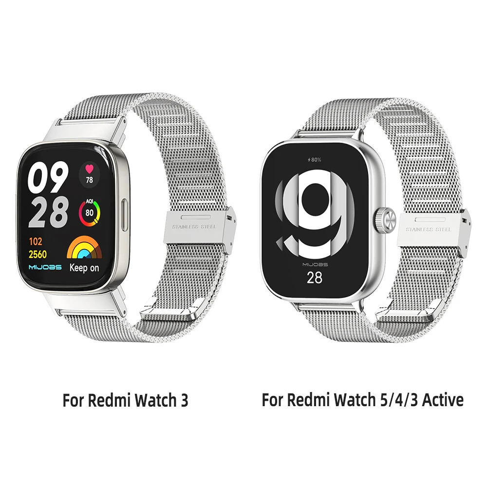 Premium Metal Replacement Strap for Smartwatches - Sleek & Durable Wristband Accessory