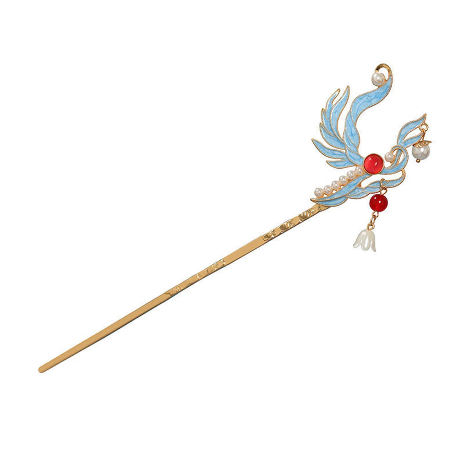 

Женская шпилька для волос в этническом стиле, винтажная универсальная Цветочная жемчужная палочка для волос для женщин и девушек и парикмахерских салонов