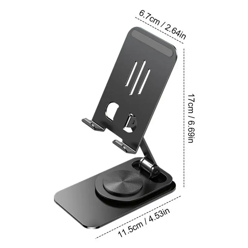 Adjustable Tablet Mobile Phone Desktop Phone Stand For IPad Tablet Desk Holder 360 Degree Rotation Stand Foldable Phone Holder