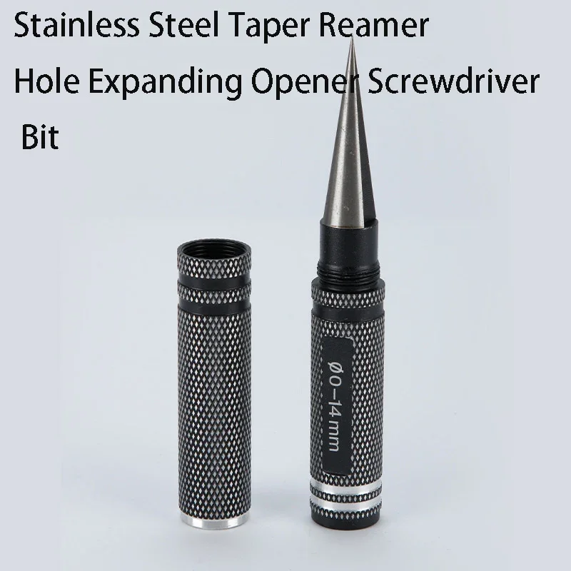 Manual Expanding Core Drill Reamer 0-14mm Steel Wood Positioning Hole Opener Center Punch Reaming Metal Bearing Removal Tool
