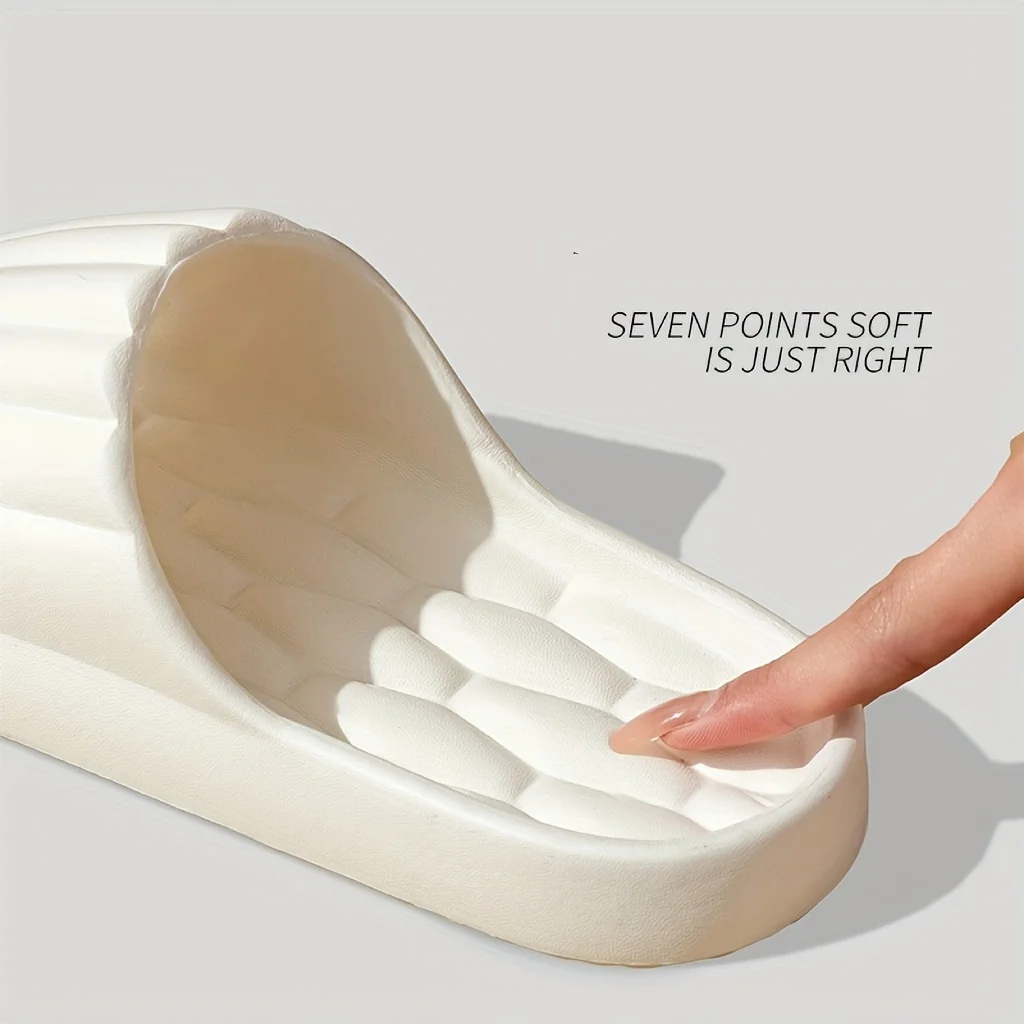 Chaussons plats ronds antidérapants pour femmes, pour l'intérieur et l'extérieur