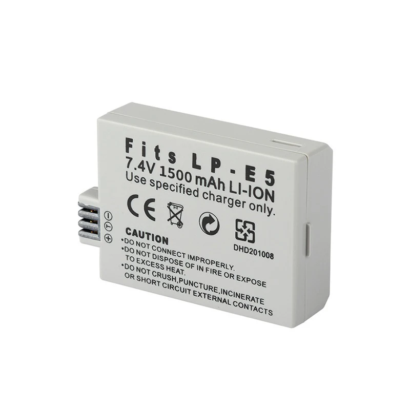 1500mAh 7.4V LP-E5 LP E5 Camera Battery + LED LPE5 Battery Charger for Canon 500D 450D 1000D Rebel Xsi Kiss X3/F rechargeable battery camera battery charger camera battery rechargeable battery charger