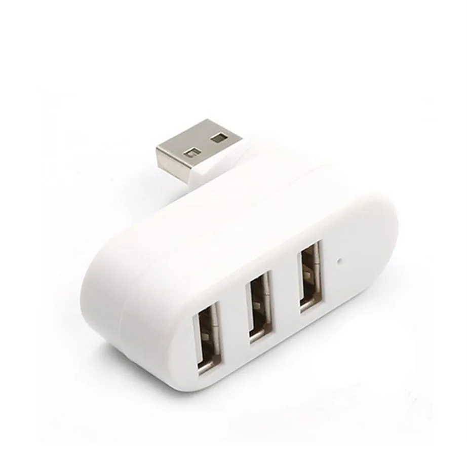 3-portowy koncentrator USB Multi 2.0 Mini koncentrator USB Szybki obrotowy rozdzielacz do laptopa Notebook Akcesoria komputerowe PC