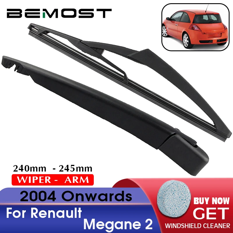 

BEMOST Car Rear Windshield Wiper Arm Blades Brushes For Renault Megane 2 2004 Onwards Hatchback Window Windscreen Auto Styling