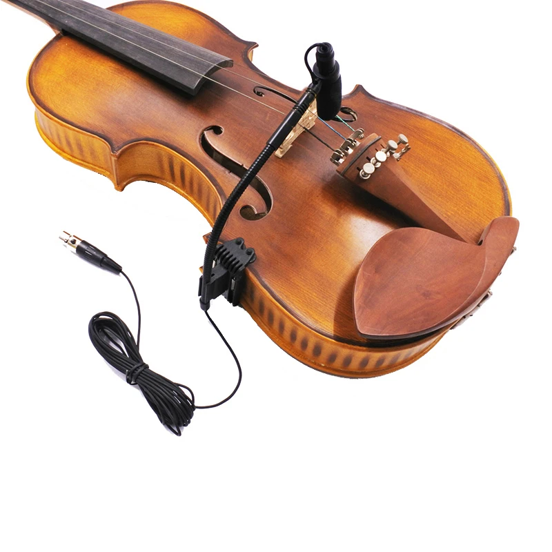 Violino Fiddle Clip-on Microfone Instrumento Musical Shure Conector Fantasma Entrada de Alimentação Gooseneck - Image 6