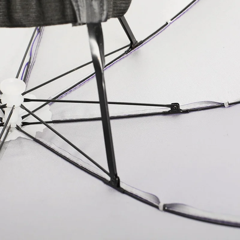 1PC Fishing Hat Umbrella Children Adult Large Hat Head Wearing Umbrella Hat Men and Women Outdoor Folding Weather Umbrella