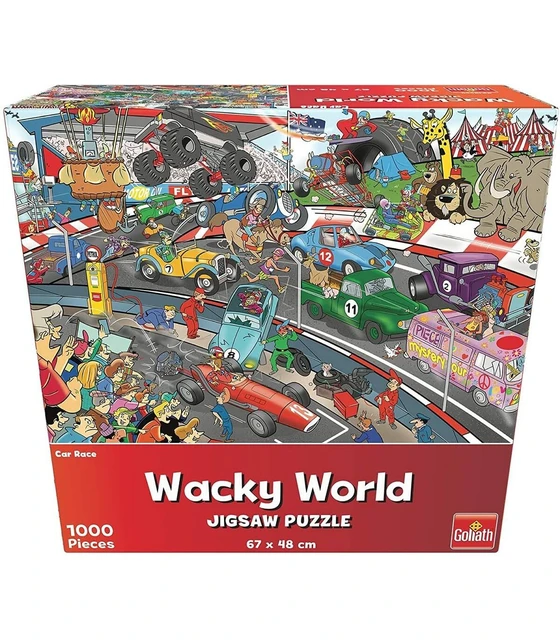 Puzzle wacky world garage 1000 peças