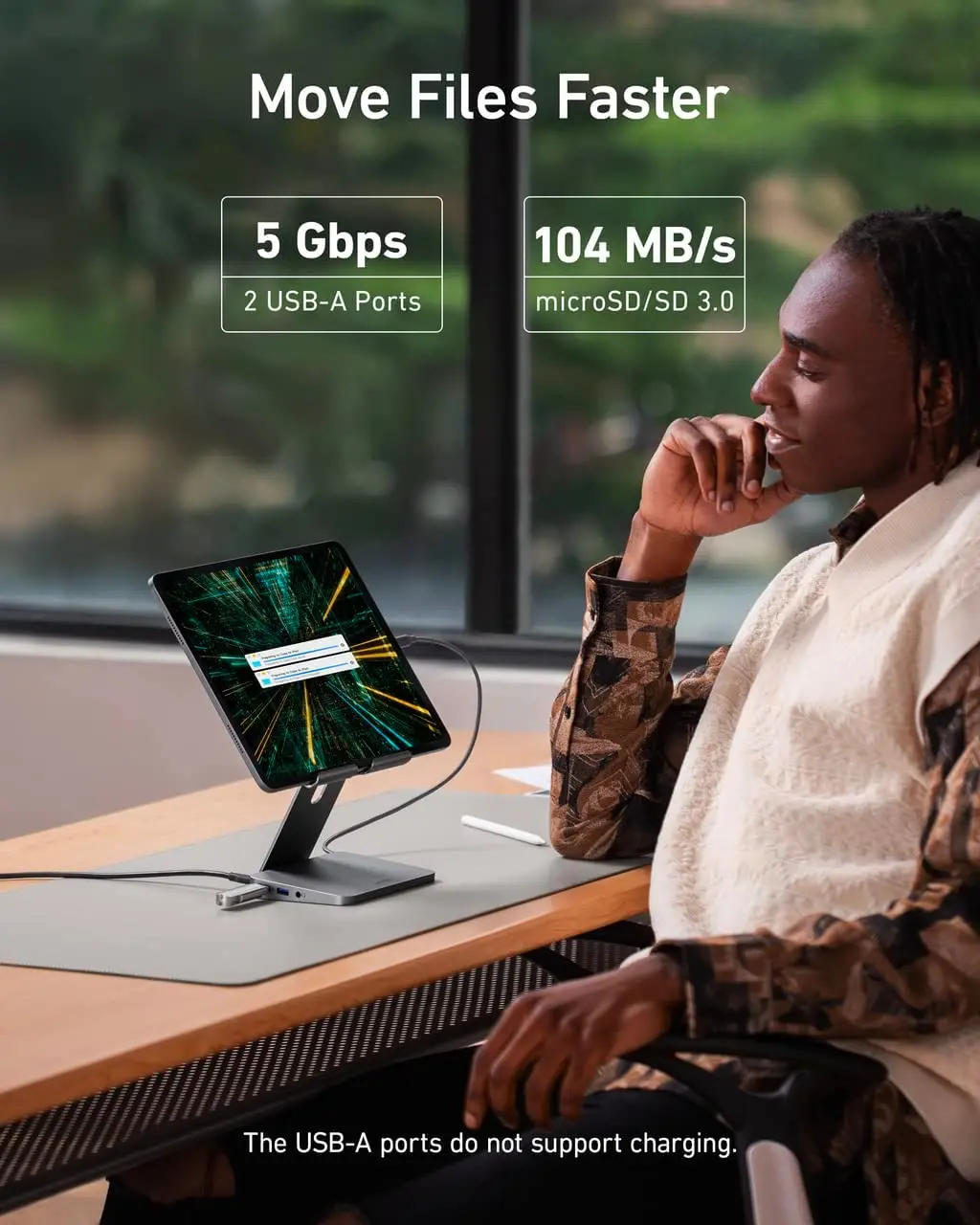 Anker 565 Hub USB-C 11 en 1 Docking Station avec Ports de données USB-C et USB-A 10 Gbps HDMI 4K DisplayPort, 100 W PD, 2 données USB 2.0, Ethernet, AUX, microSD