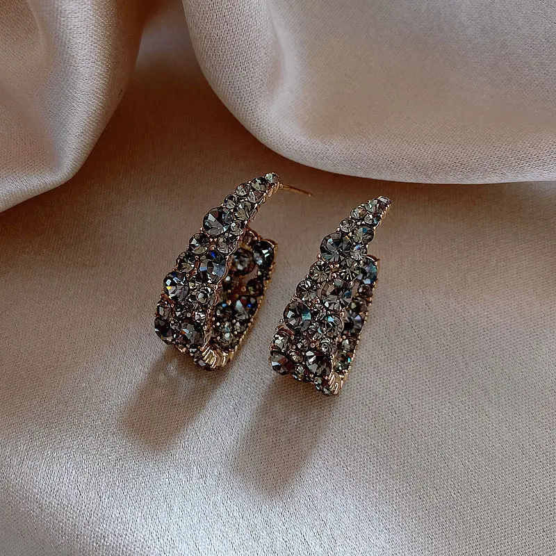French Retro Web Celebrity Eardrop Harbor Style Earrings 2020 New Fashion Minority Fashion Design Individual Earrings Woman