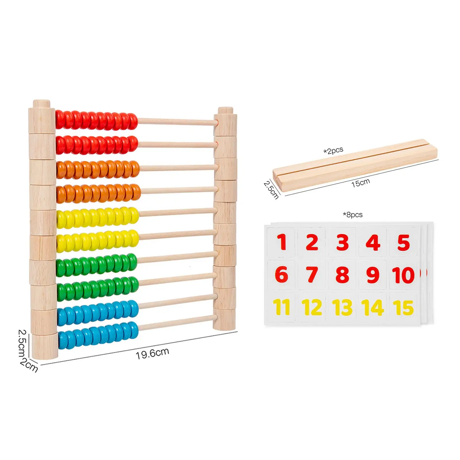 Wooden Abacus for Kids Developmental Gift Counting Sticks Math Toy for 2 3 4 5 6 Years Old Toddlers Girls Elementary Kids Boys Wooden Abacus for Kids Developmental Gift Counting Sticks Math Toy for 2 3 4 5 6 Years Old Toddlers Girls Elementary Kids Boys