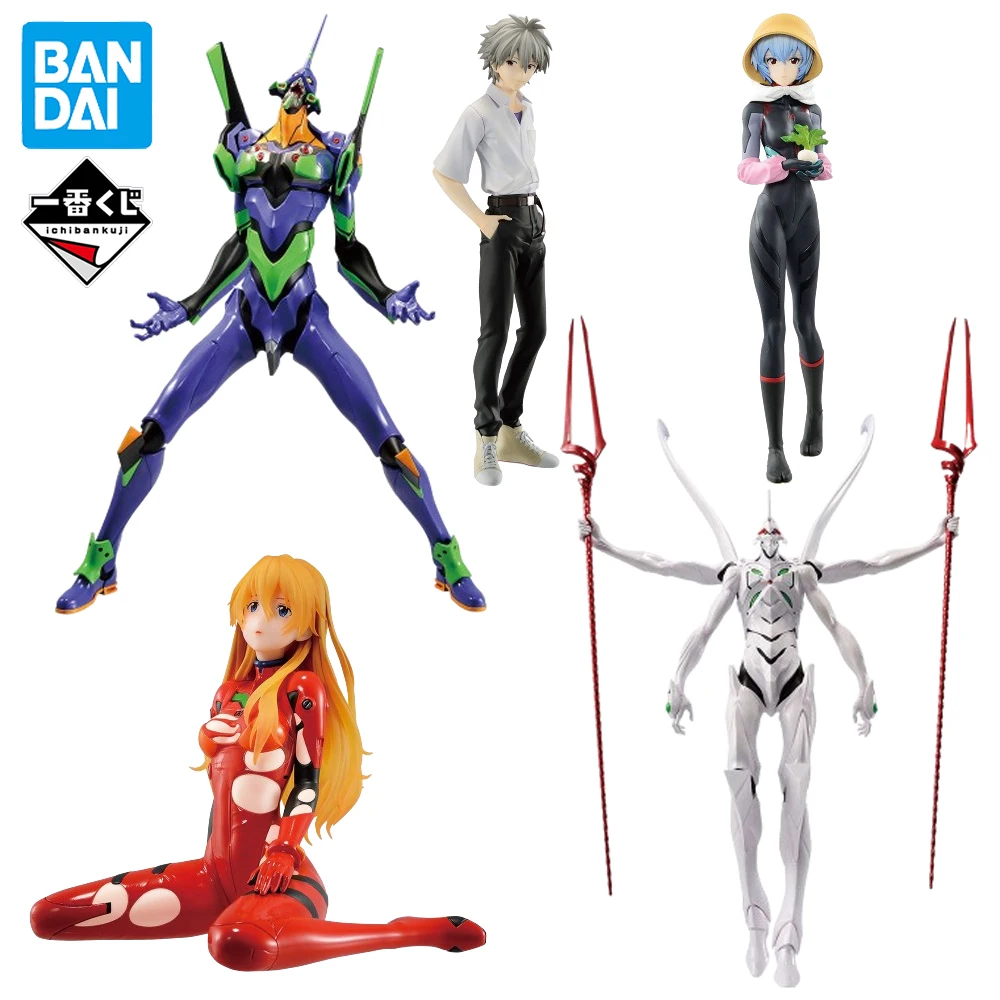 

Оригинальная BANDAI Ichiban Kuji Rampage EVA01 Ayanami Nagisa Kaworu EVA13, фигурка асуме, оригинальная модель, игрушка