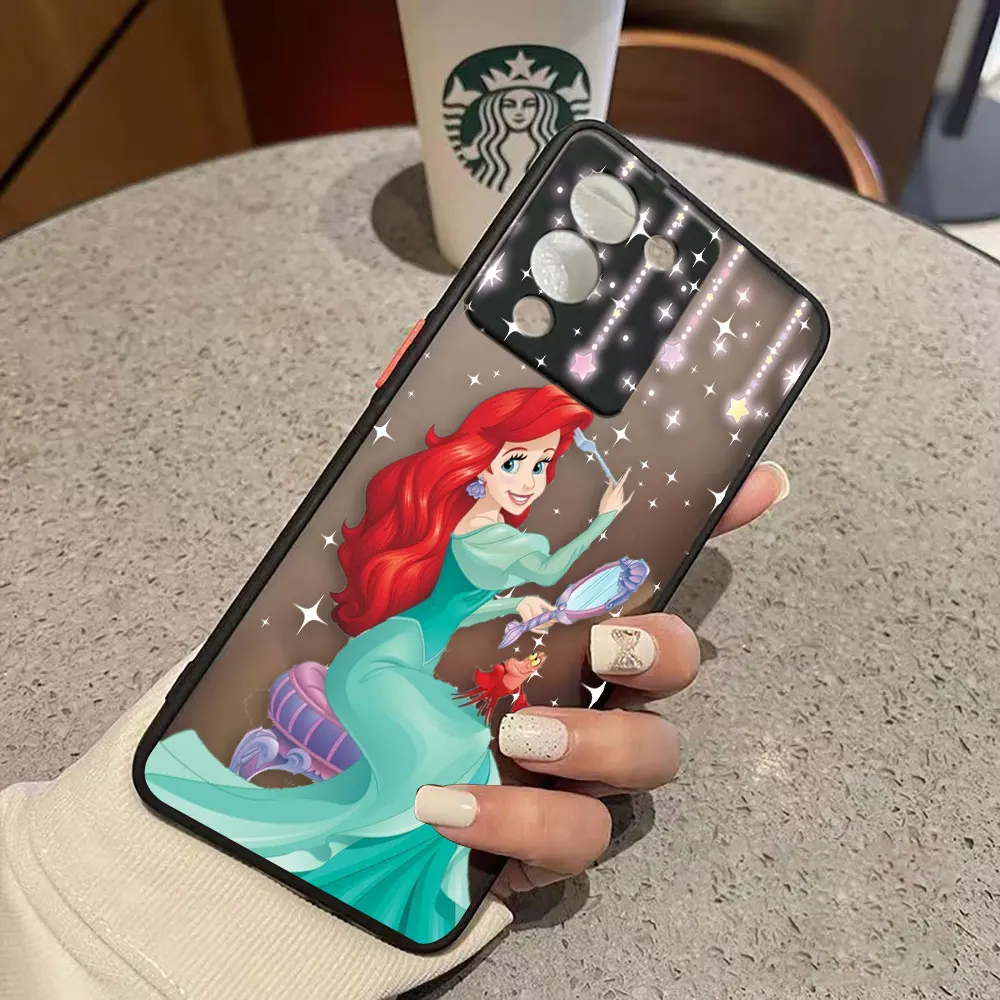 thumbnail image 1 of Funda mate para infinix NOTE 12 G96 11 10 8I 8 7 SMART 4 SPARK 8 8P 5 6 PRO S5 Funda Coque Capa Shell Anime princesa sirena, 1 of 5