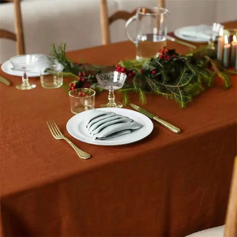 Household Tablecloths Wedding Parties Holiday Dining Table Decorations Kitchen Tablecloths Soft Tablecloths table cloth