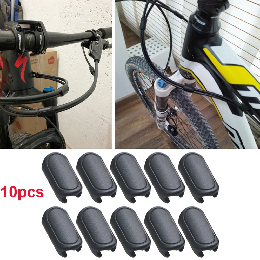 10pcs Bike Hydraulic Mechanical Disc Brake Shift Cable Guide Hose Frame
