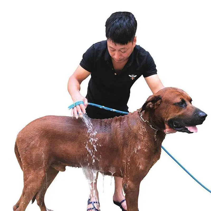 Bath Showerhead Pet Shower Nozzle Silicone Massage Tool Suitable For Indoor And Outdoor Use Cat And Dog Shower Nozzle Massage