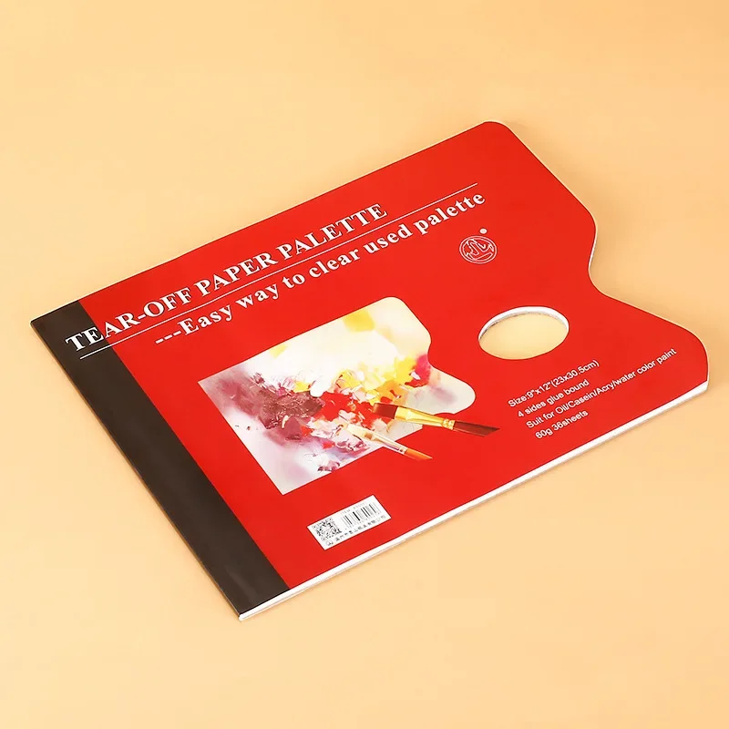 Disposable Palette Paper For Acrylic Painting Oil Based Art Papers Tearable Single Use Mixing Colors On The Go Art Supplies