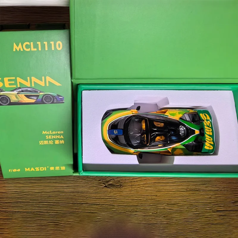 In Stock Masdi 1:64 Mclaren Senna 1110 Special Edition Sports Car