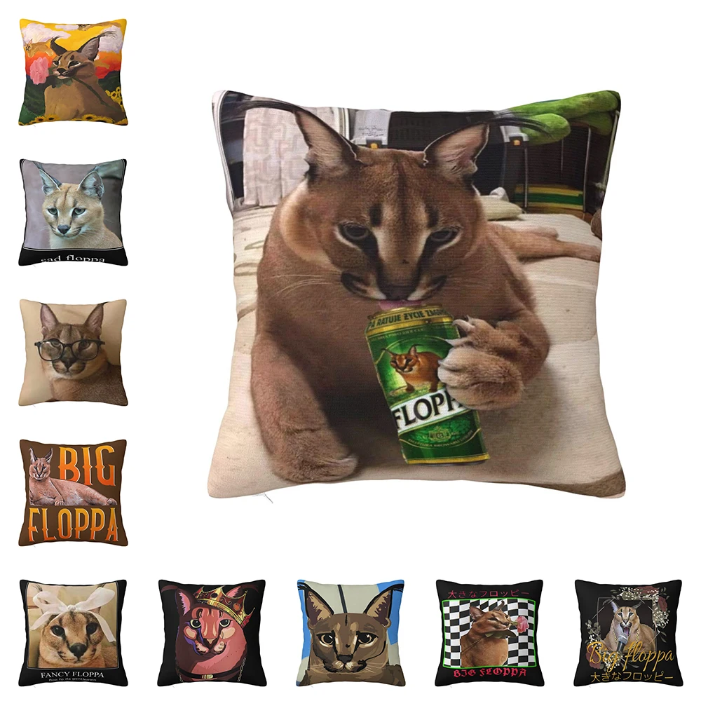 Pillow Case Floppa Pillows Anime Meme Decorative Pillow Floppa