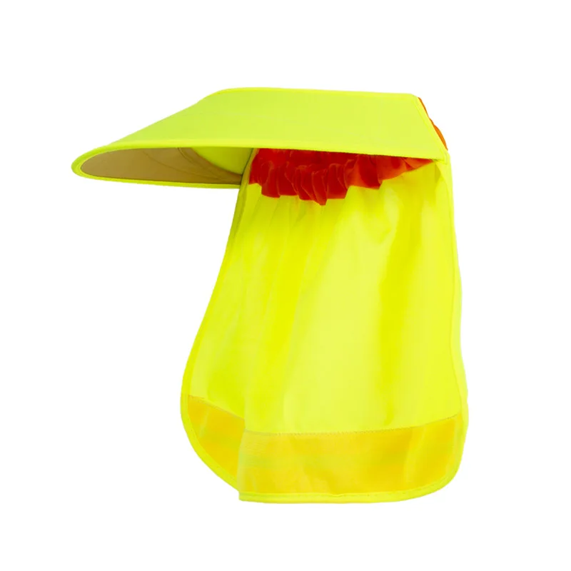 (helmet not included)Outdoor Summer Work Sun Hat Men's Hard Hat Visor Helmet Protective Visor Site Sun Block