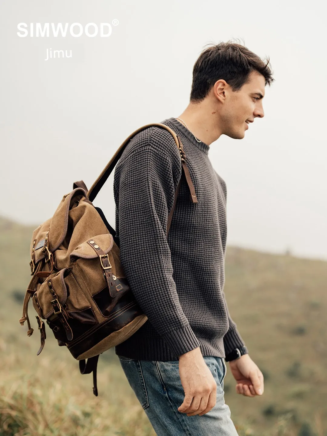 

Simwood Warm Round Neck Pullover Sweater
