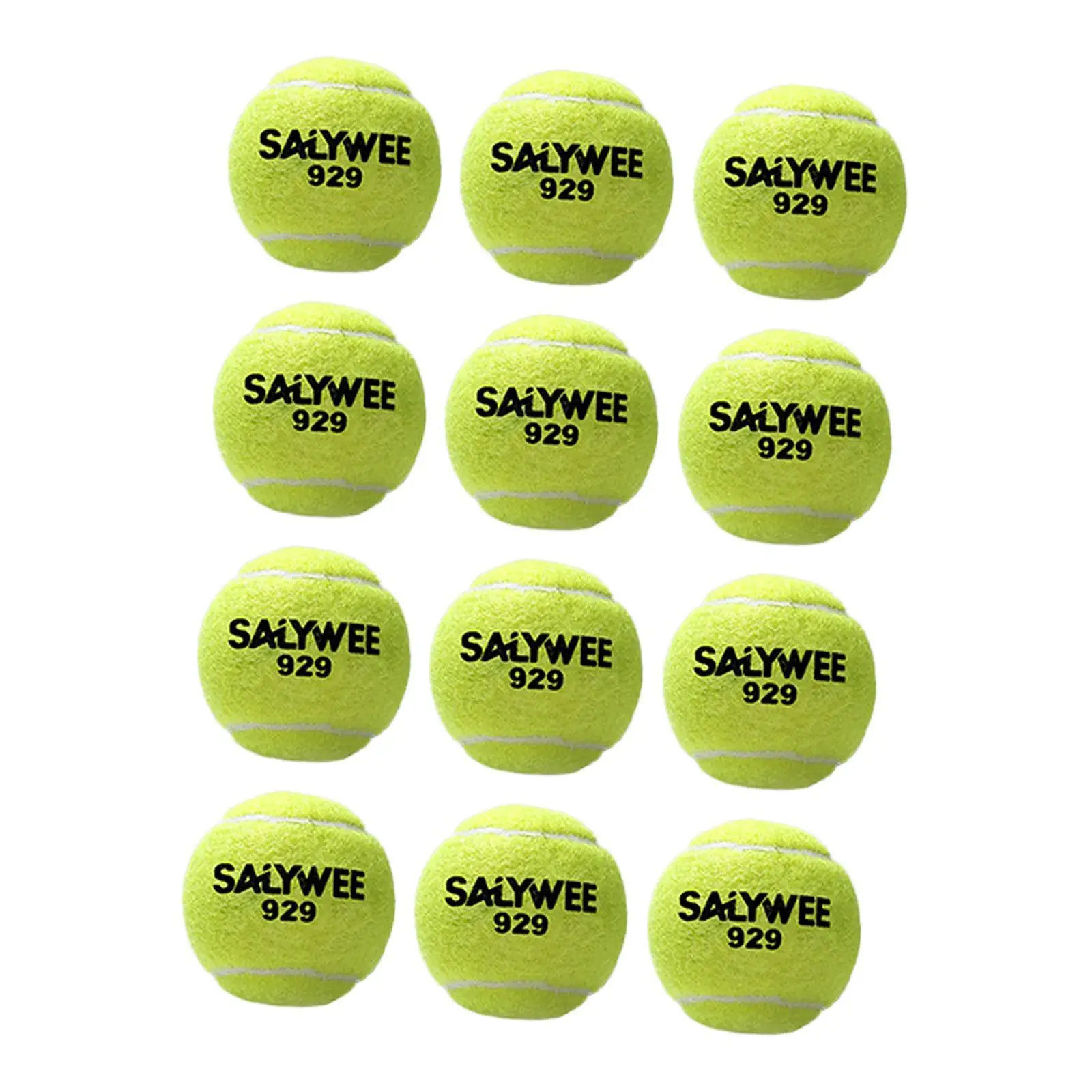 12x Tennis Balls Training Balls Professional Multifunction Beach Tennis Dog for Yard Beginners Enthusiasts