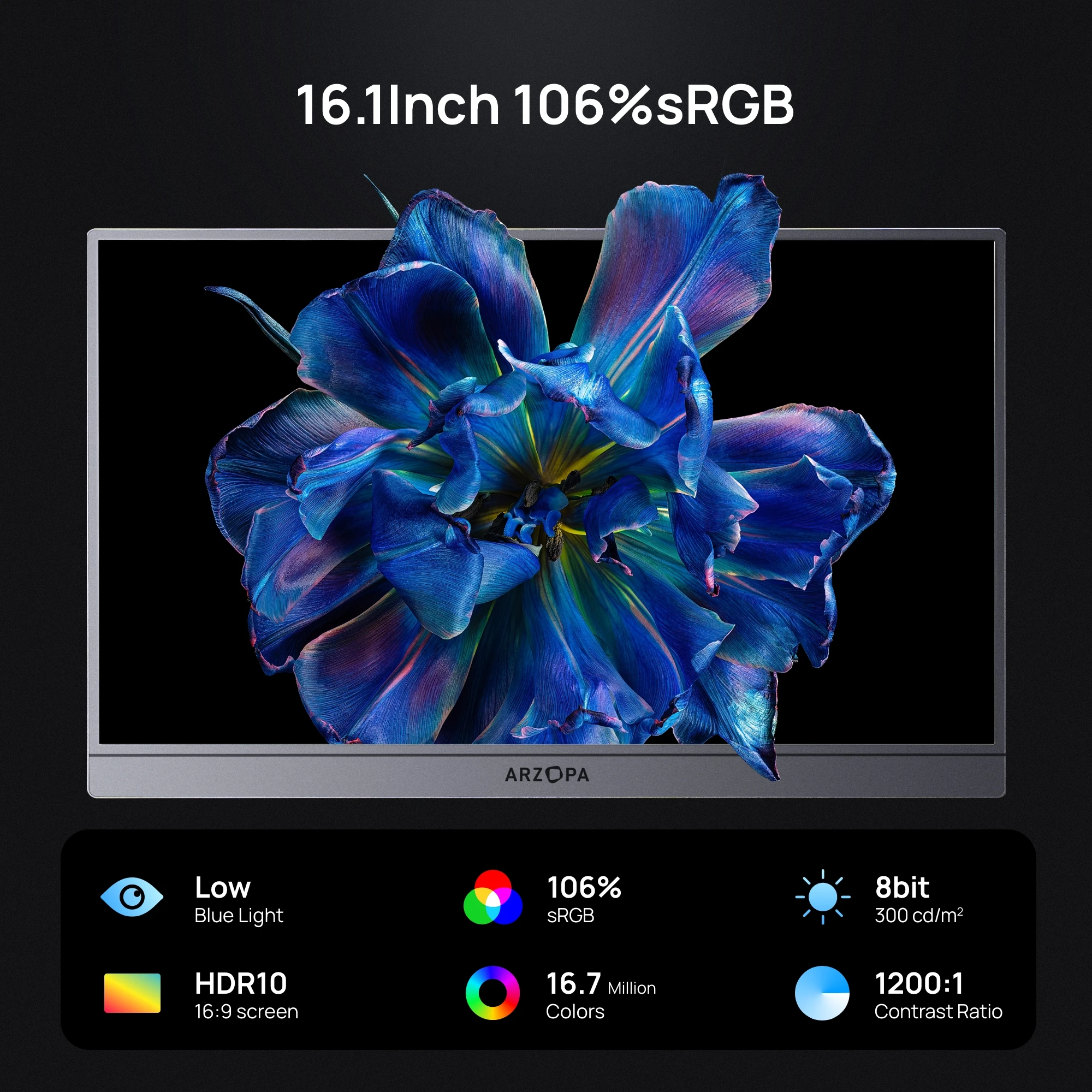 شاشة عرض لاجهزة الكمبيوتر والعاب الجيمنج 16.1 بوصة...