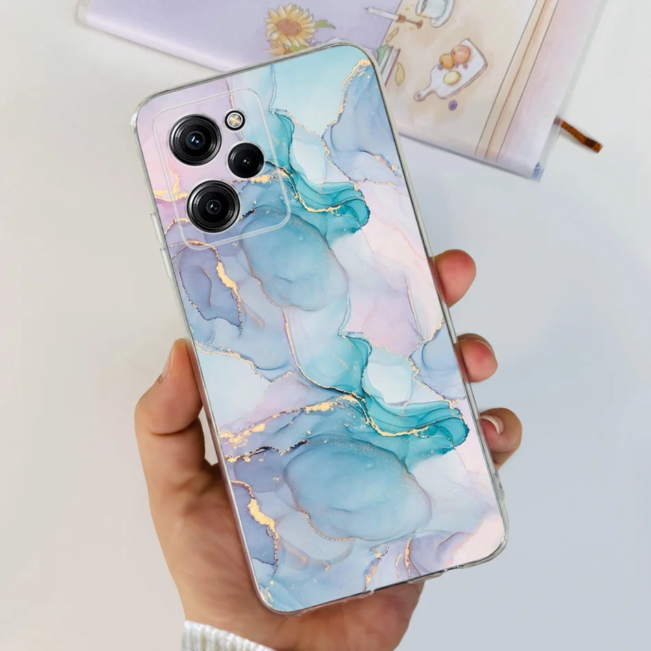 Elegant Printed Soft Silicone TPU Phone Case - Compatible with Poco X5 Series